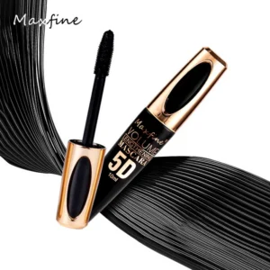 5D Mascara Waterproof Lengthening Silk Fiber Eye Makeup Set 10ml