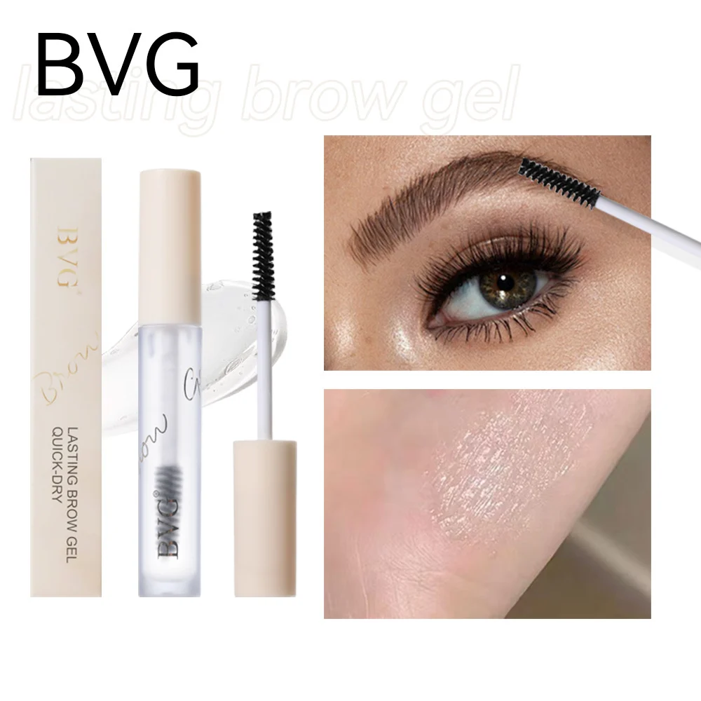 Eyebrow Gel Clear Brow Styling Liquid Waterproof Long-Lasting Setting Gel for Natural Wild Brows
