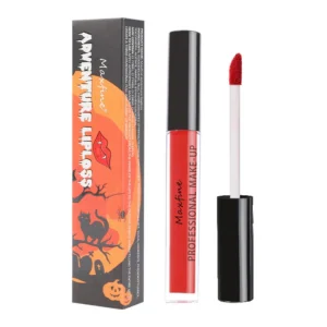 Matte Lip Gloss Waterproof Halloween Liquid Lipstick Long Lasting Non-Stick Cup Maxfine Adventure Lipgloss