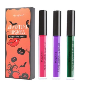 Matte Lip Gloss Set Maxfine Halloween Waterproof Long Lasting Liquid Lipstick